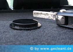 Detailansicht: Aluminium-Stopfen, Seitenansicht 